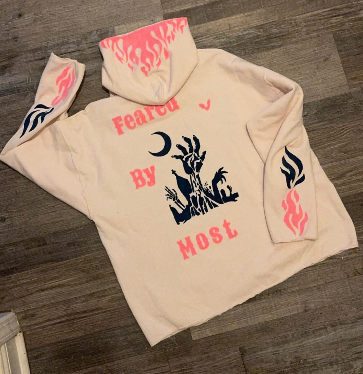 Pink & Blue Ghoulz Hoodie