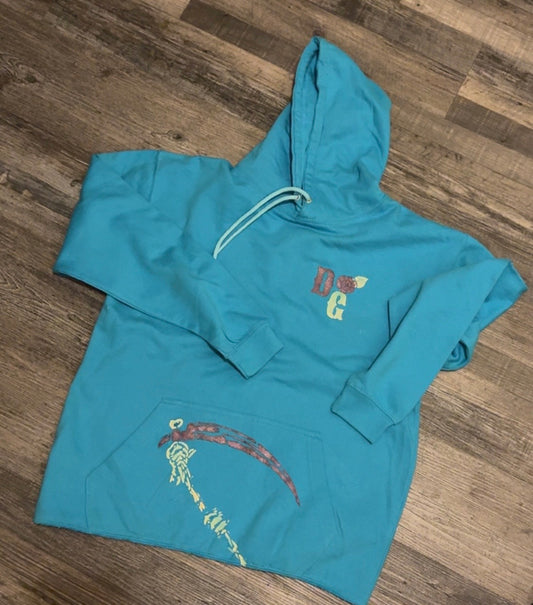 Baby Blue Grim Reaper Hoodie
