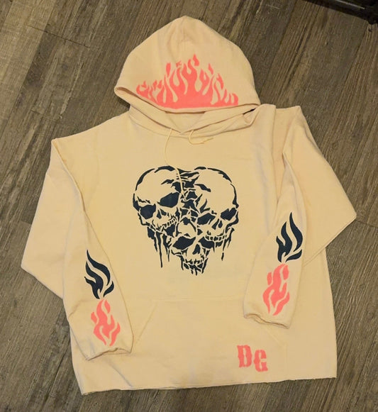 Pink & Blue Ghoulz Hoodie